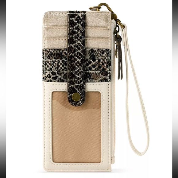 THE SAK Leather Wristlet Card Wallet - Picture 2 of 9